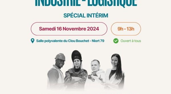 Un job dating industrie et logistique aura lieu le samedi 16 novembre à Niort