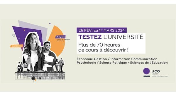 Venez tester l’UCO à Niort