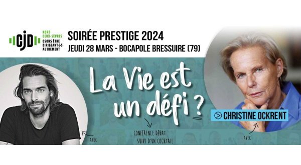 Christine Ockrent et Camille Lacourt à l’affiche de la soirée CJD nord Deux-Sèvres