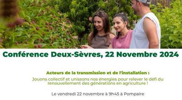 Une conférence départementale sur le Foncier Rural à Pompaire