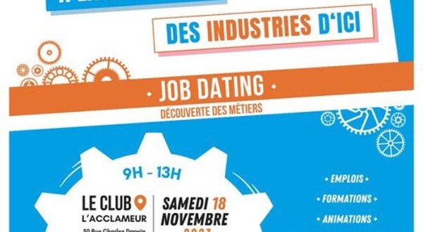 Semaine de l’Industrie : job dating industrie à Niort le 18 novembre