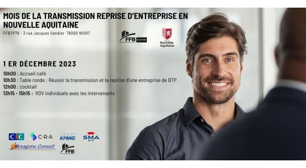 Table ronde transmission-reprise d’entreprise du bâtiment le 1er décembre