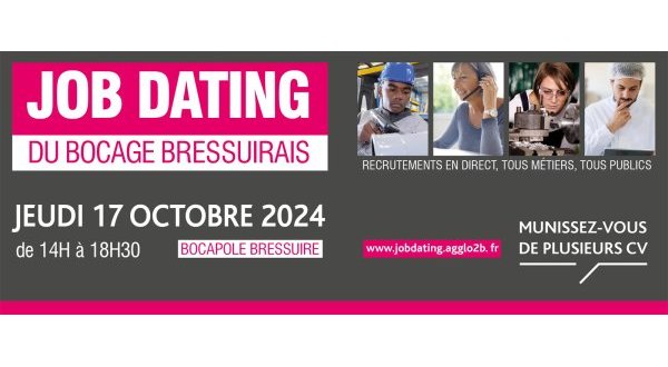 Job Dating du Bocage Bressuirais le 17 octobre