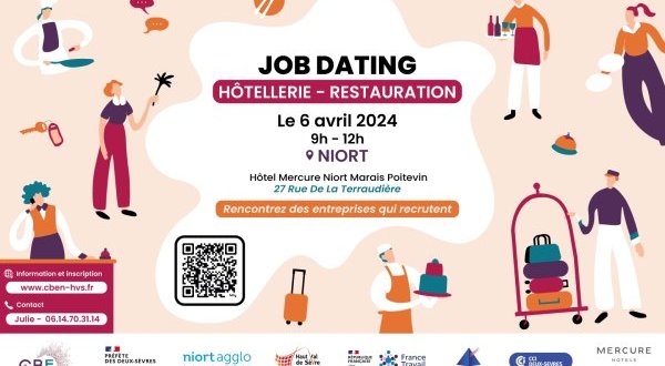 Un job dating dédié aux métiers de l’hôtellerie-restauration le 6 avril