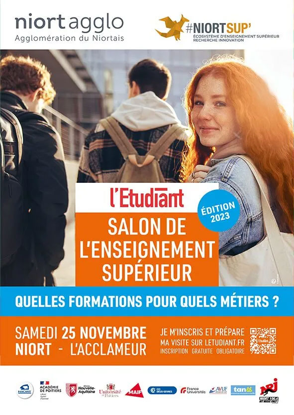 Salon de l’enseignement supérieur à Niort le 25 novembre