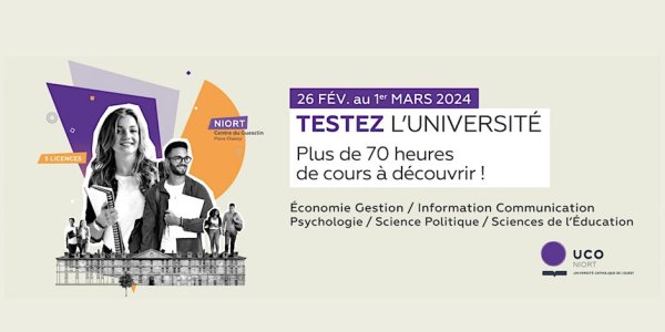 Venez tester l’UCO à Niort