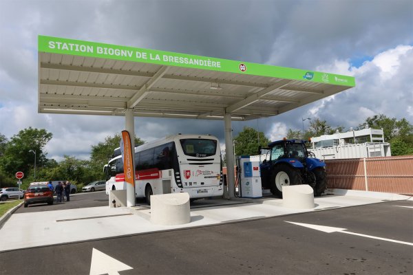 Energie : une nouvelle station de BioGNV inaugurée