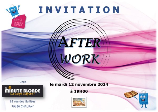 Afterwork Association des commerçants de l’Espace Mendes France Niort Chauray Afterwork Association des commerçants de l’Espace Mendes France Niort Chauray
